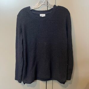 Market & Spruce navy blue waffle Knit women’s Sweater